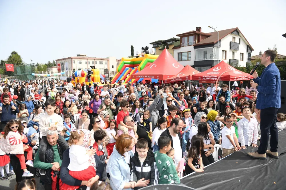 Çocuk Festivali’ne binlerce kişi katıldı…  
