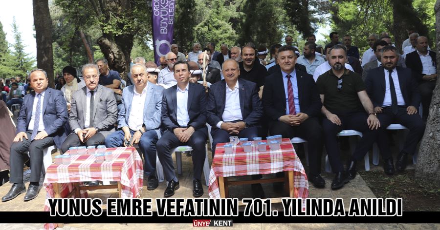 Yunus Emre vefatının 701. yılında anıldı