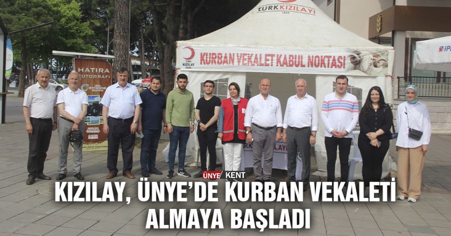 Kızılay, Ünye’de kurban vekaleti almaya başladı