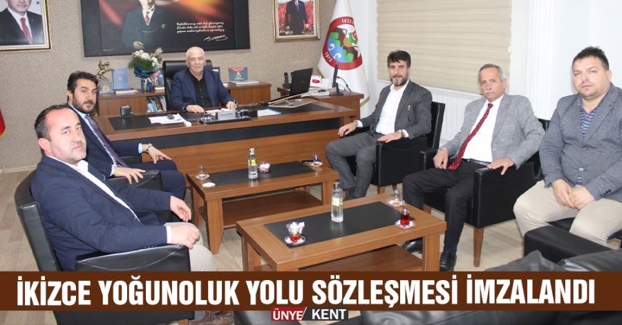  İkizce Yoğunoluk yolu sözleşmesi imzalandı