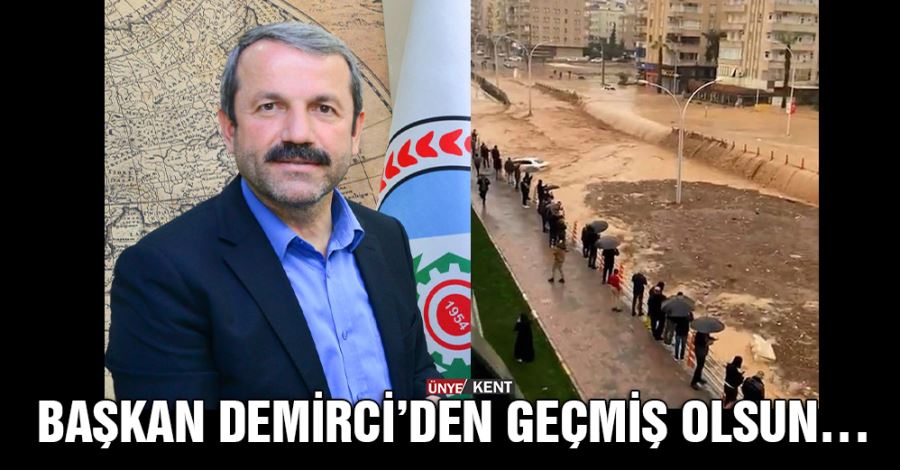 Başkan Demirci’den geçmiş olsun…