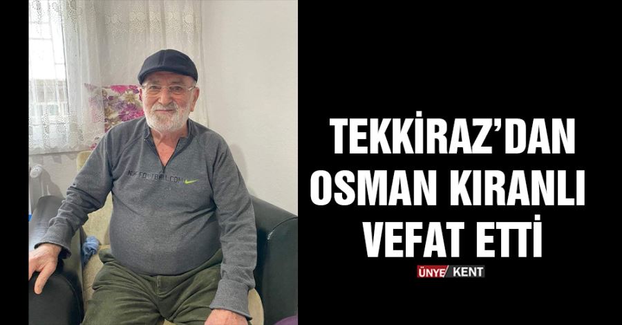  Kıranlı ailesinin acı günü