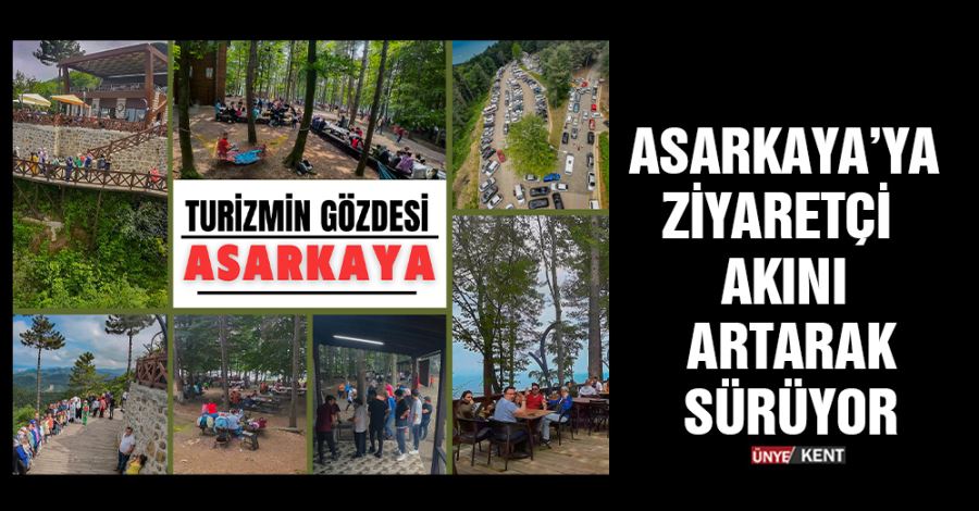   Asarkaya’ya ziyaretçi akını artarak sürüyor
