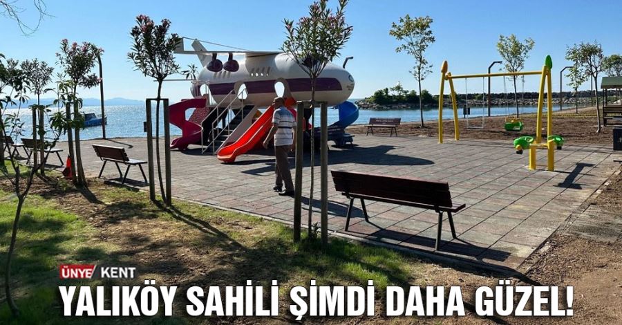 Yalıköy sahili şimdi daha güzel!