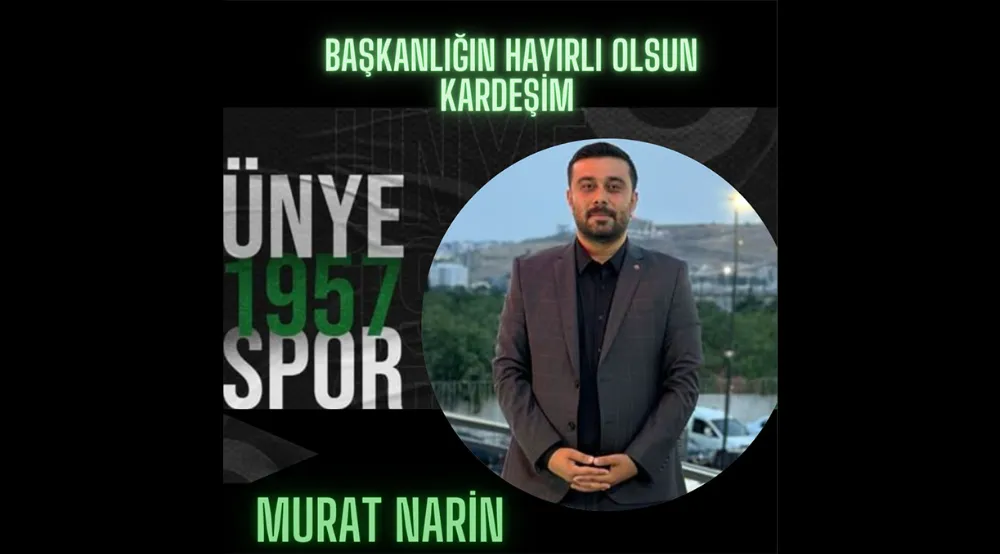 Ünye 1957 Spor’a, Şanlıurfalı Başkan 