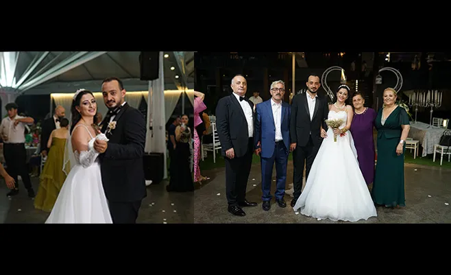 Burcu ve Cevdet hayatlarını birleştirdi 