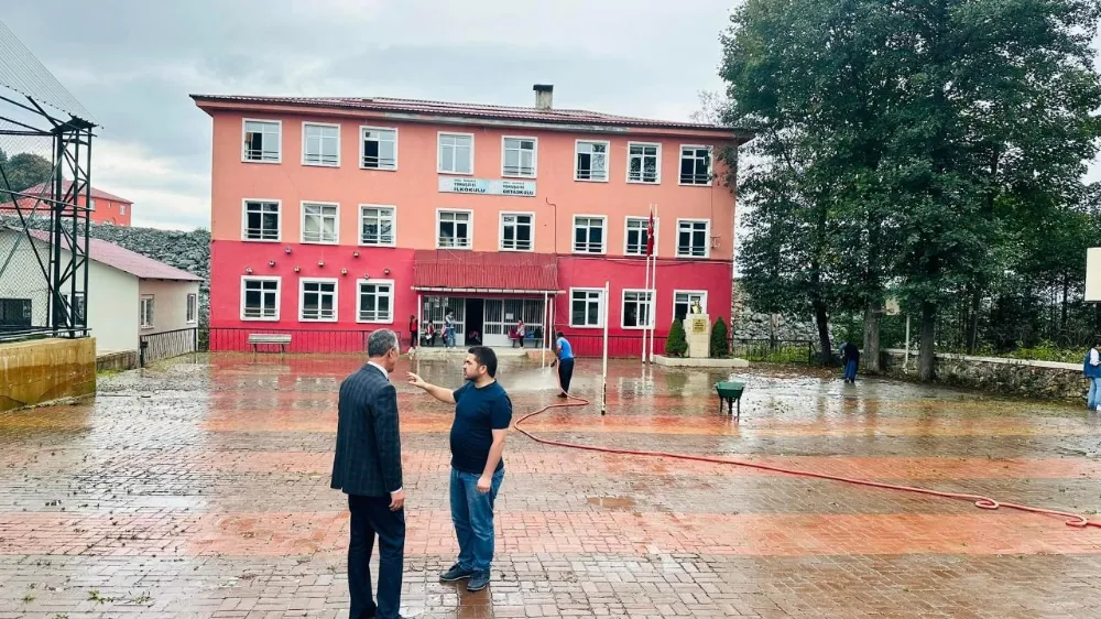 Öğrencilere temiz ortamda eğitim…