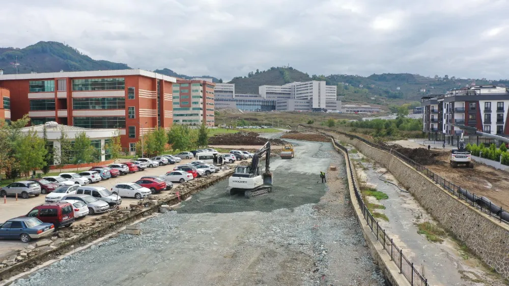 Ordu Şehir Hastanesi’nin yolunu büyükşehir yapıyor