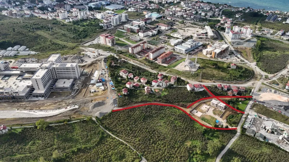 Altınordu’da şehir hastanesi çevresindeki yollar açılıyor 