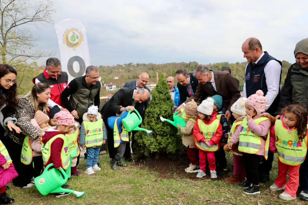 4 bin 877 yeni ağaç doğaya kazandırıldı