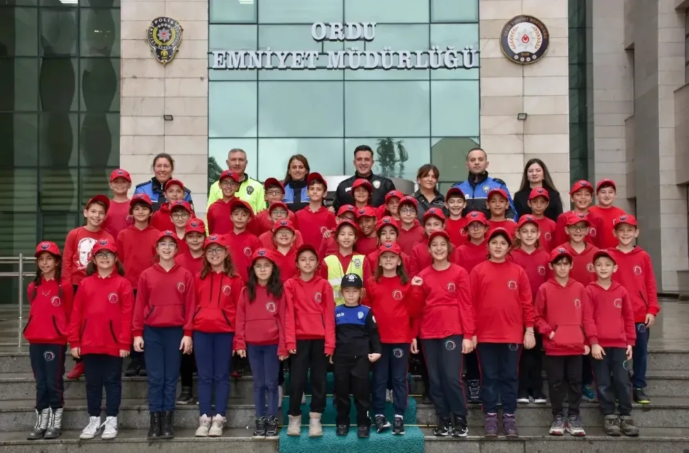 Ordu Emniyeti, miniklere polislik mesleğini tanıttı