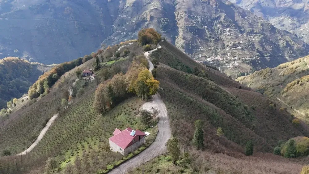 Küskünlükleri sona erdiren yol çalışması!