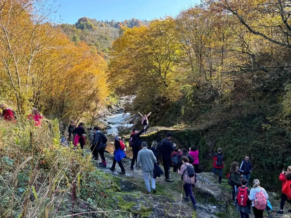 Çamaş Kanyonu’nda yürüyüş nefes kesti! 