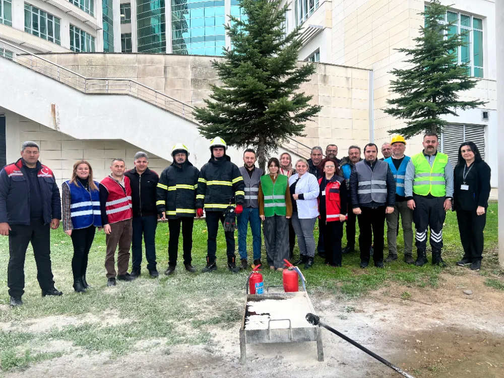 Hastanede önce eğitim, sonra tatbikat!