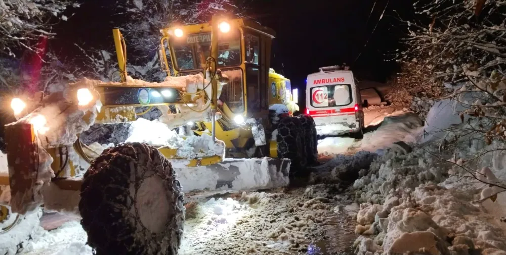 Akkuş’ta kar kalınlığı 1.5 metreyi buldu…