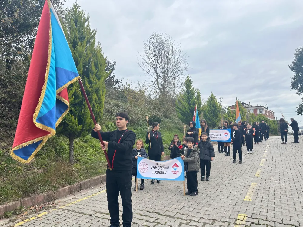 Bahçeşehir Koleji Ünye’de ‘Ata’yı saygı, sevgi, özlem ve minnetle andı… 