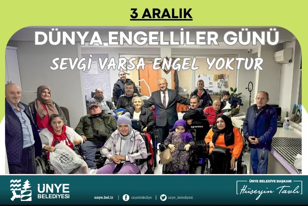 Başkan Tavlı: Projelerimizi engelsiz yaşam üzerine kuruyoruz