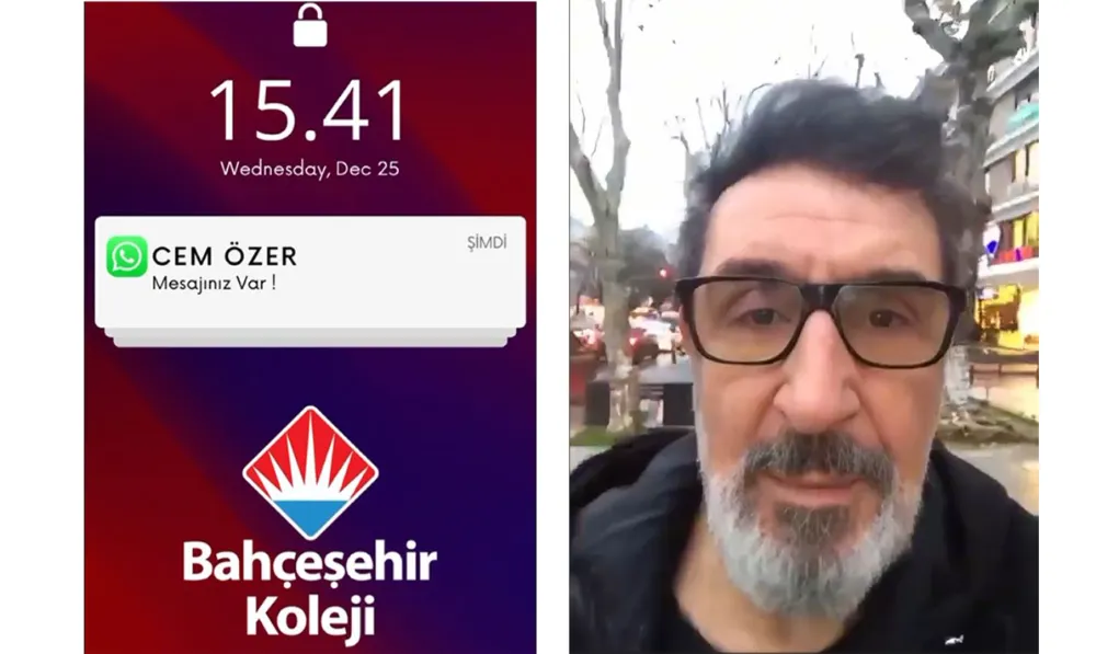 Cem Özer’den Bahçeşehir Koleji öğrencilerine özel mesaj!