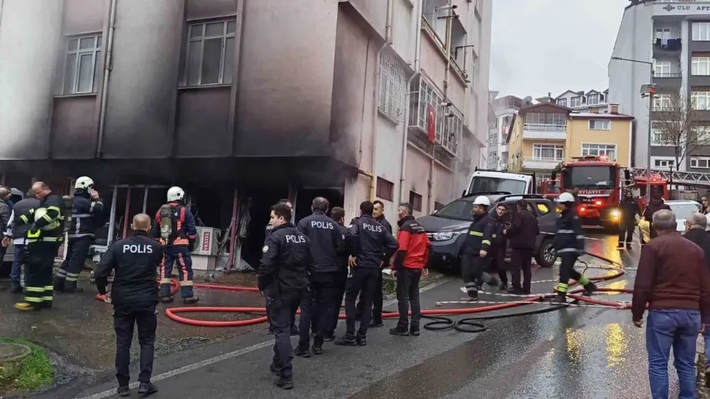 Akü patlaması yangına neden oldu