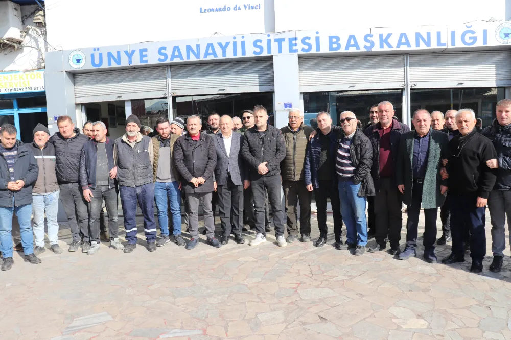 Ünye’de 410 dönüm alanda yeni Sanayi Sitesi