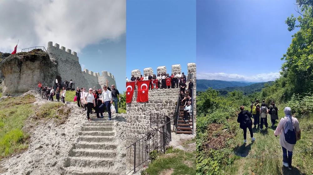 Ünye Doğa Kulübü İkizce Genç Ağa Kalesi zirvesinde… 