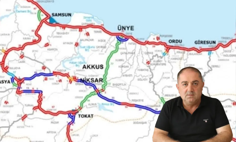 Ünye Akkuş Niksar yolu kaldığı yerden devam