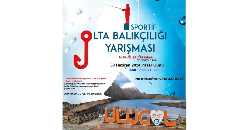 Ulugöl’de Sportif Olta Balıkçılığı Yarışması