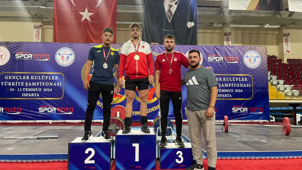Ordulu Halterci, Türkiye 3.sü oldu