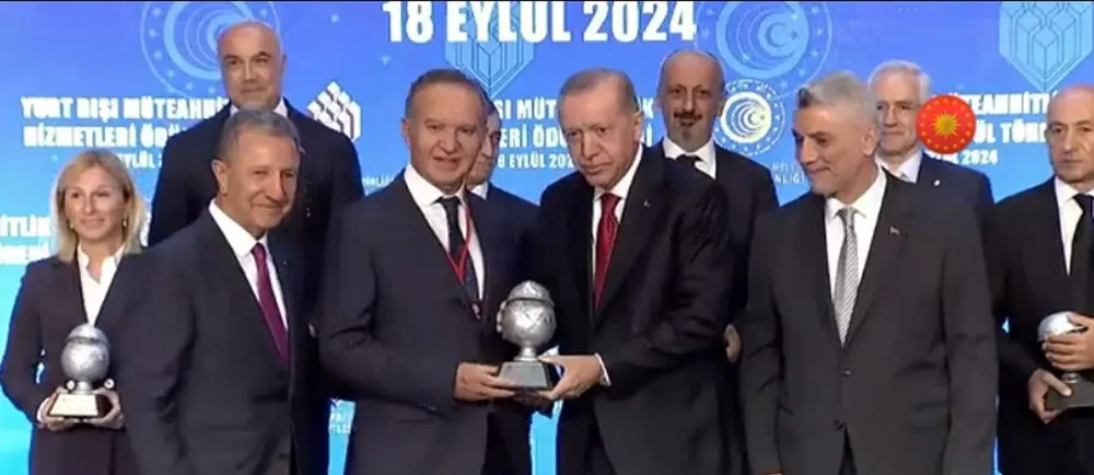 Ordulu şirket, Cumhurbaşkanı’nın elinden ödül aldı!