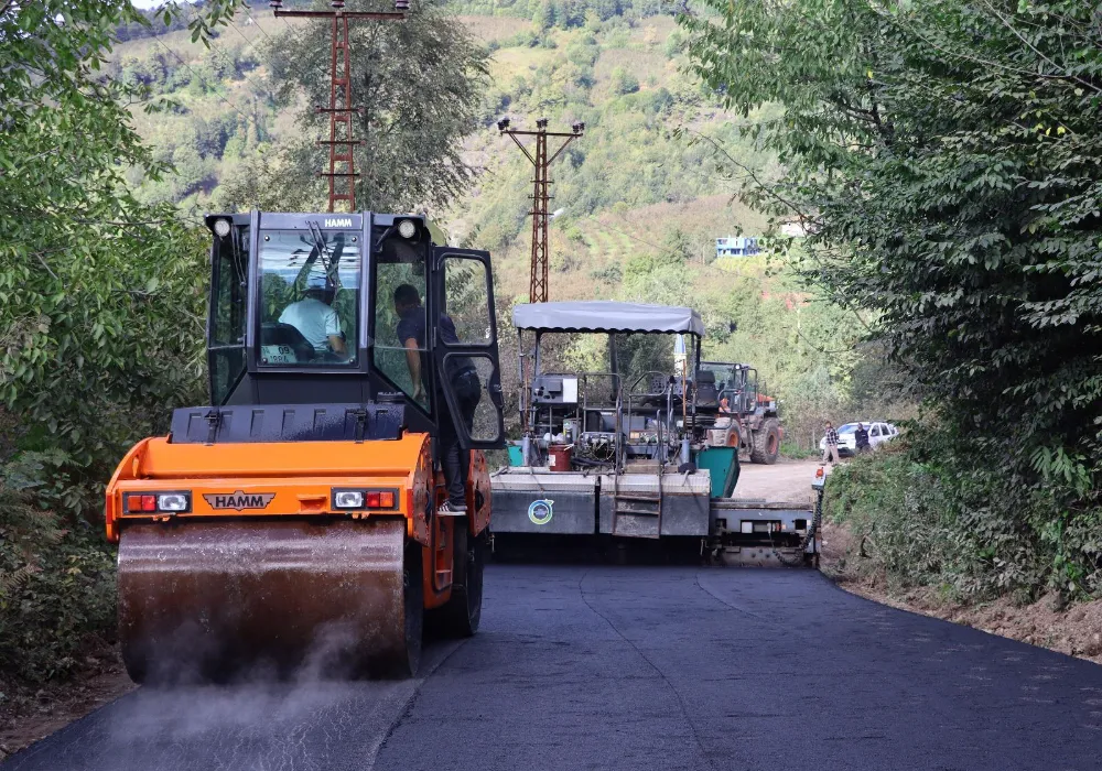 Ordu ile Tokat’ı birbirine bağlayan güzergah asfaltlanıyor