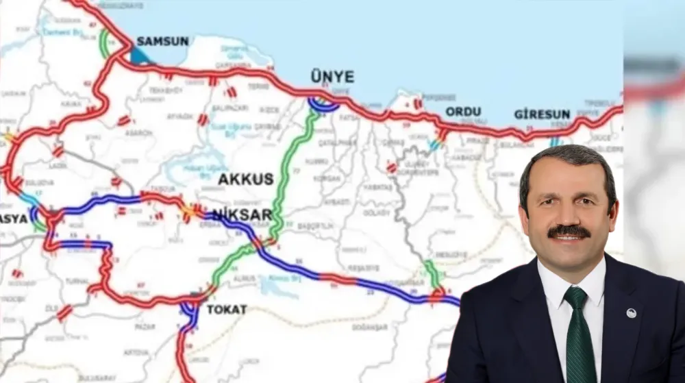  “Ünye Akkuş Niksar Yolu’nda çalışmanın olması sevindirici!”