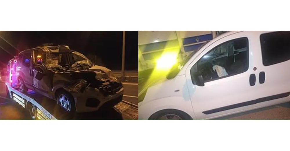 Fatsa’da kamyonet tıra çarptı; 2 kişi yaralandı  