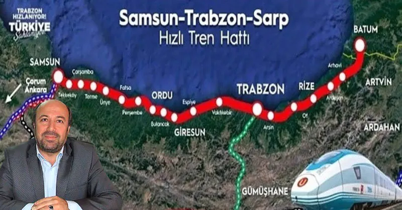 Kıranlı: Samsun Sarp Demiryolu  bölgemizin kaderini değiştirecek!