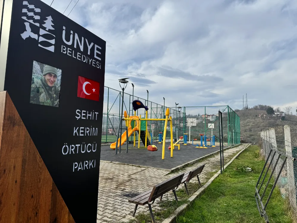 Ünye Belediyesi’nden şehide vefa…