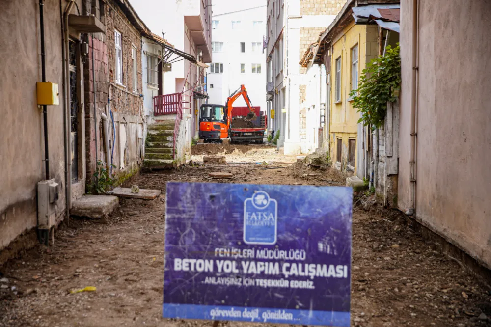 Fatsa’da Dumlupınar Mahallesi yenileniyor