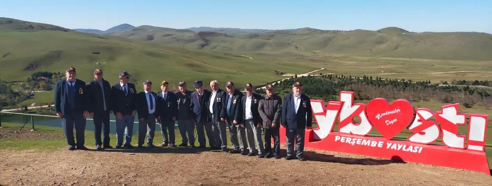 Ünyeli Gaziler, Perşembe Yaylası’nda doğayla buluştu