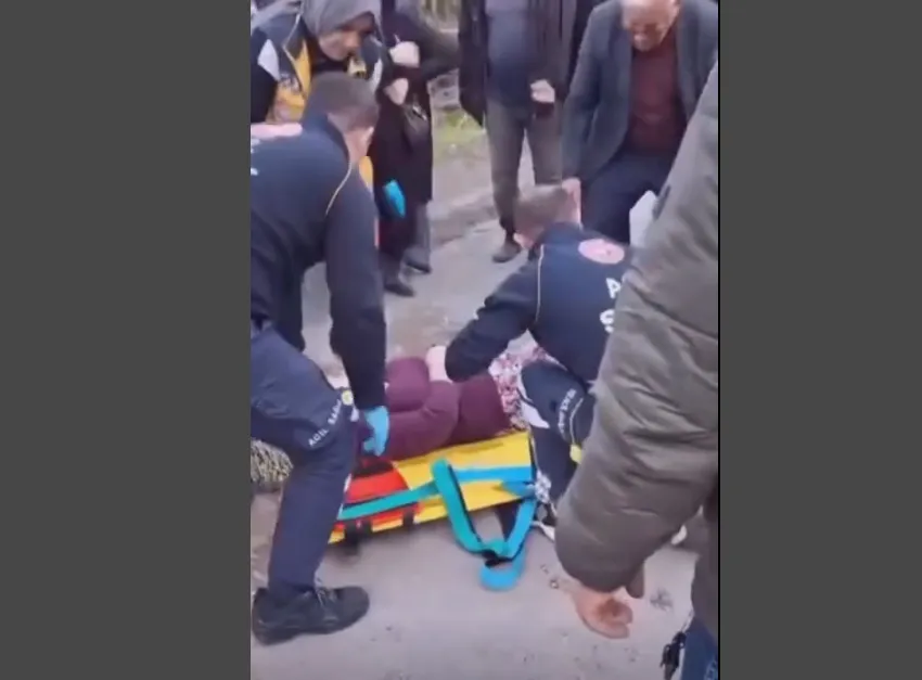 Ünye’de kamyonun çarptığı kadın yaralandı