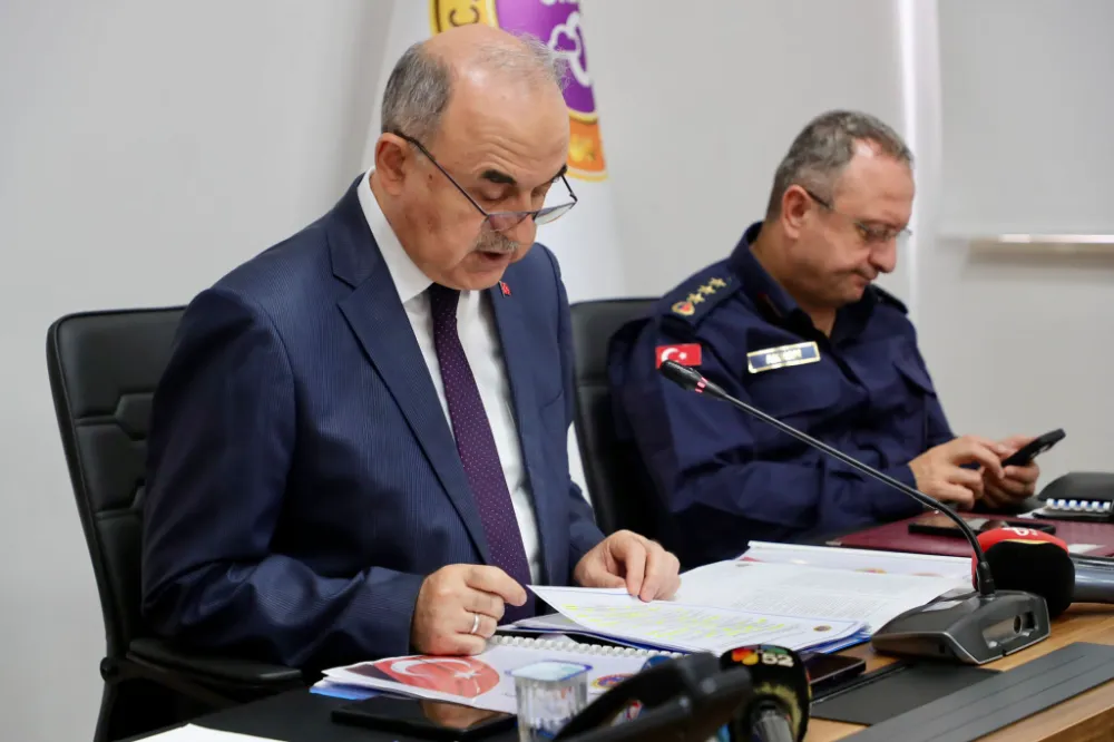 Vali Erol: “Son bir yılda olay sayılarında %11 azalma oldu”