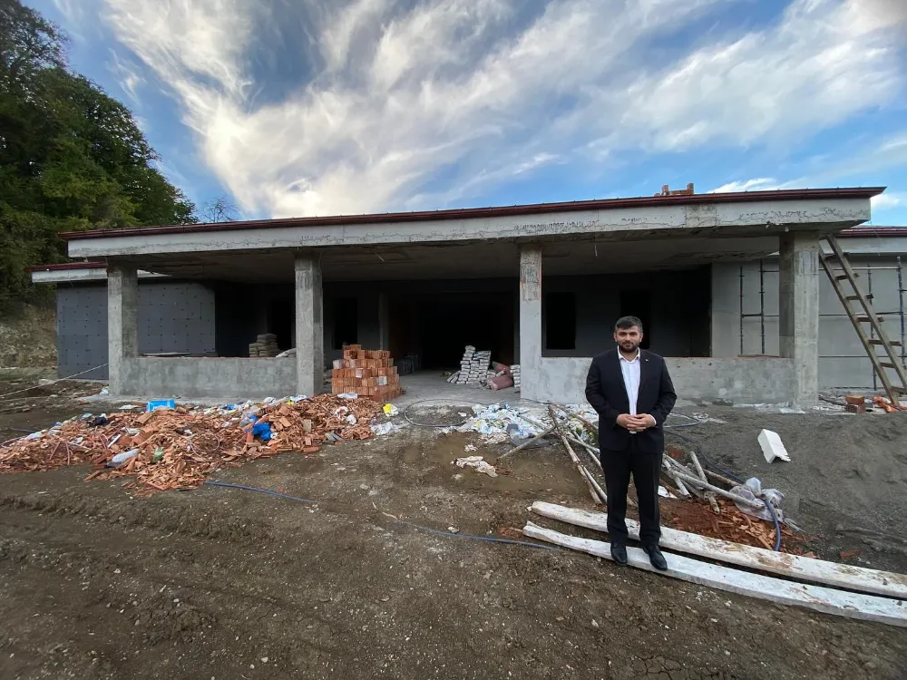 Çaybaşı Gençlik Merkezi inşaatı yükseliyor 