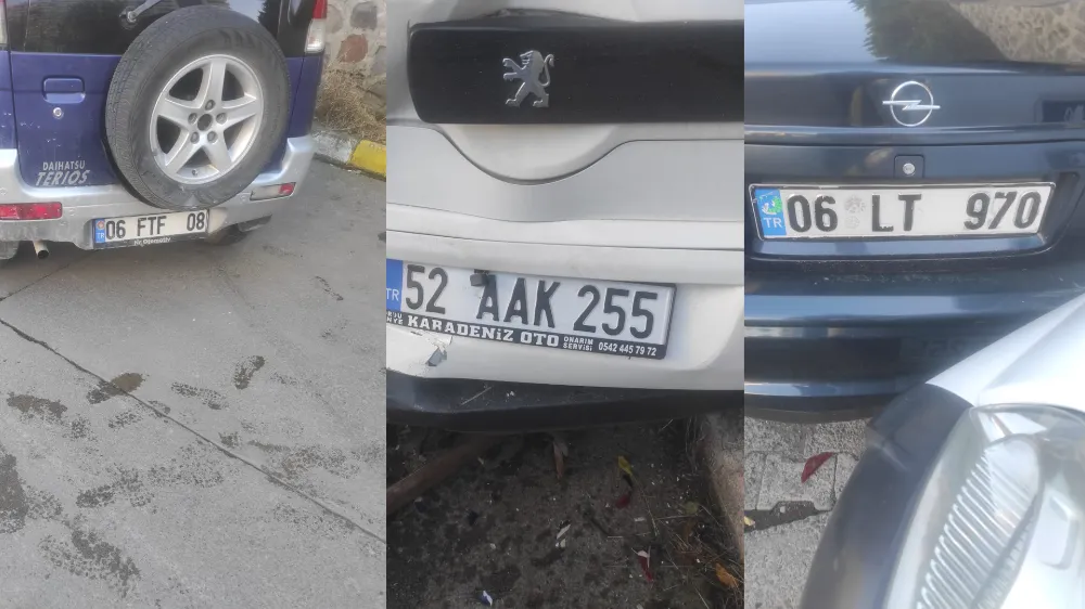 Ünye’de hastane önünde kaza; 1 yaralı 