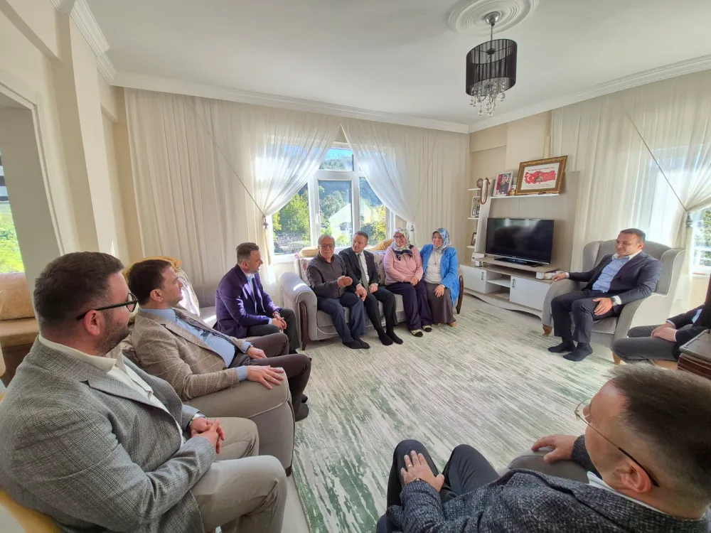 Fatsalı şehit Ümit Kesti’nin ailesi ziyaret edildi 