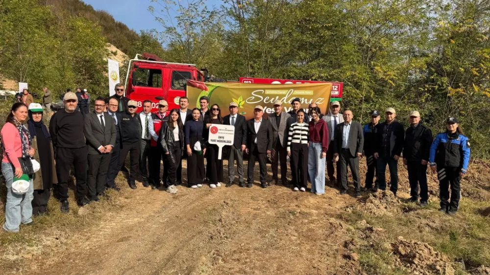 Ünye’de 300 fidan toprakla buluştu