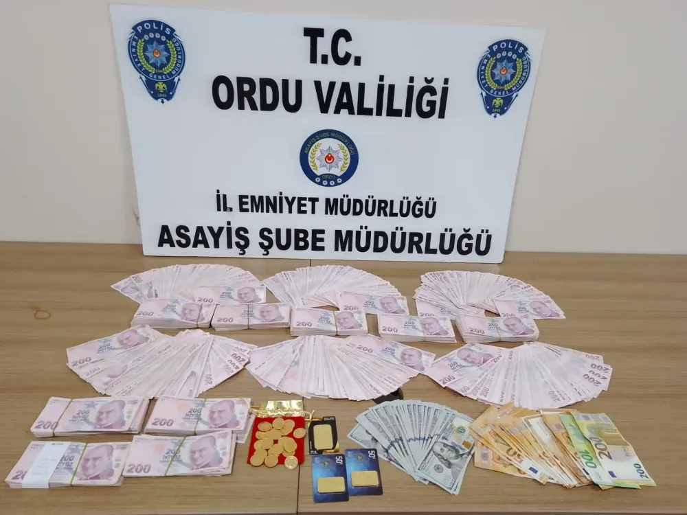 Ordu’dan altın çaldı, Trabzon’da yakalandı