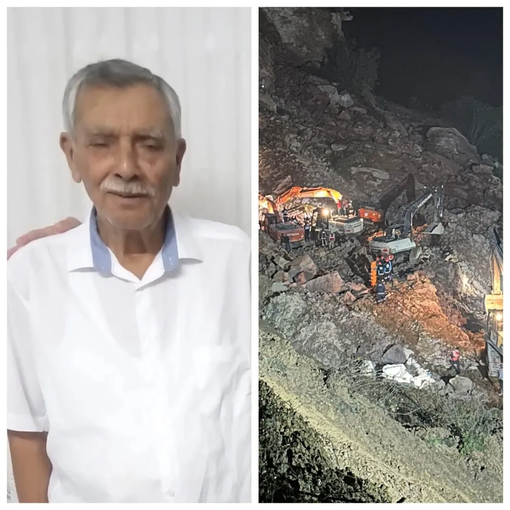 Taş ocağındaki göçüğün altında kalan kamyon şoförünün cansız bedenine ulaşıldı 