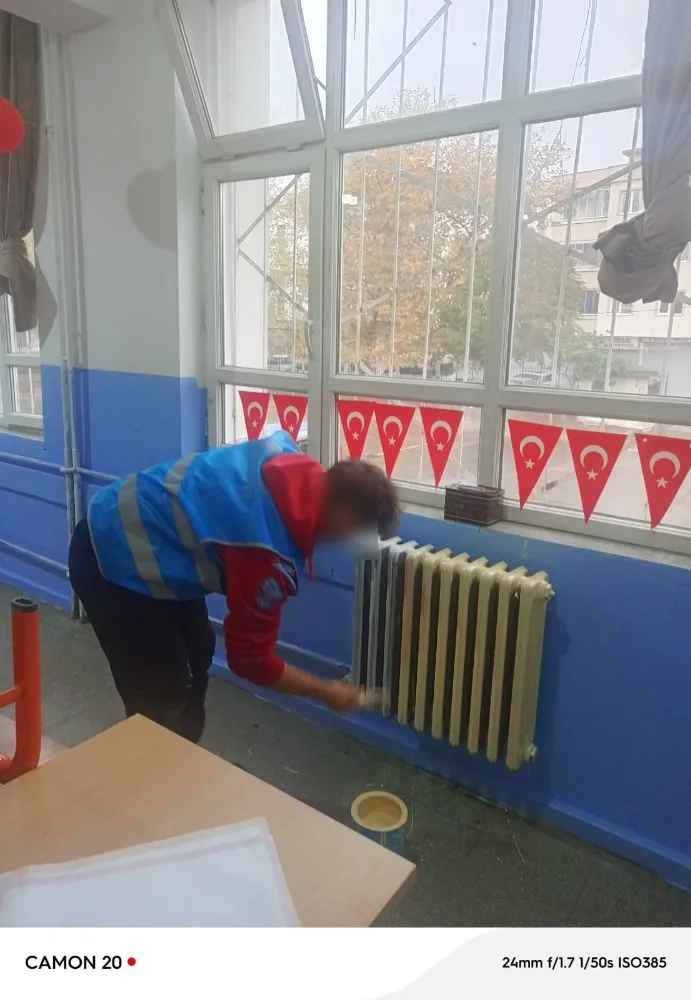 Ünye’de okullar yükümlülerle yenileniyor