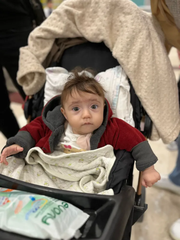 Gökçe Bebek, tedavi için yola çıktı