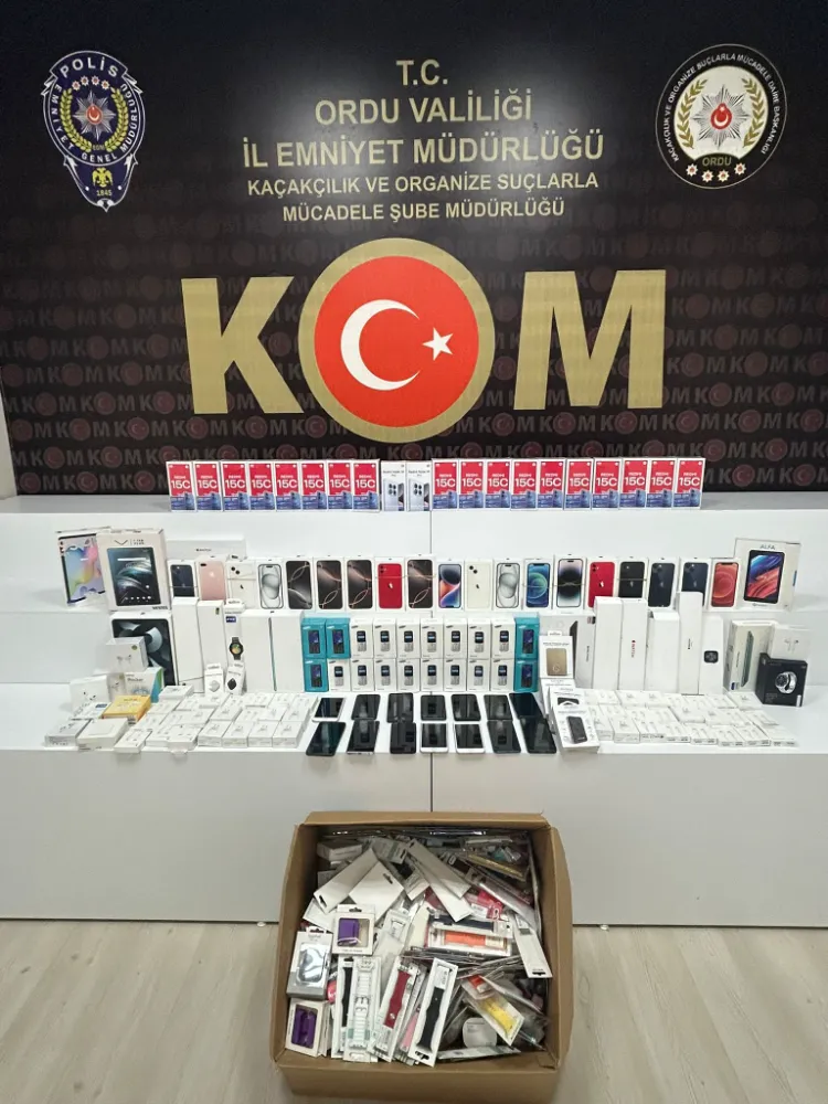 Altınordu ve Ünye’de kaçakçılık operasyonu