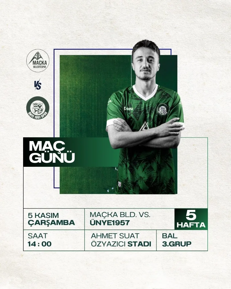 Ünye 1957 Spor, bugün Maçka deplasmanında çıkış arayacak! 