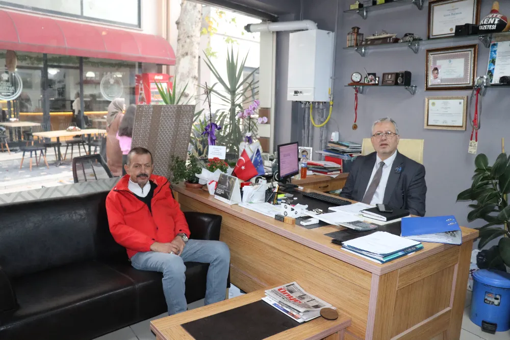 Gazeteci İrfan Tosun’dan Ünye Kent’e 17. yıl ziyareti