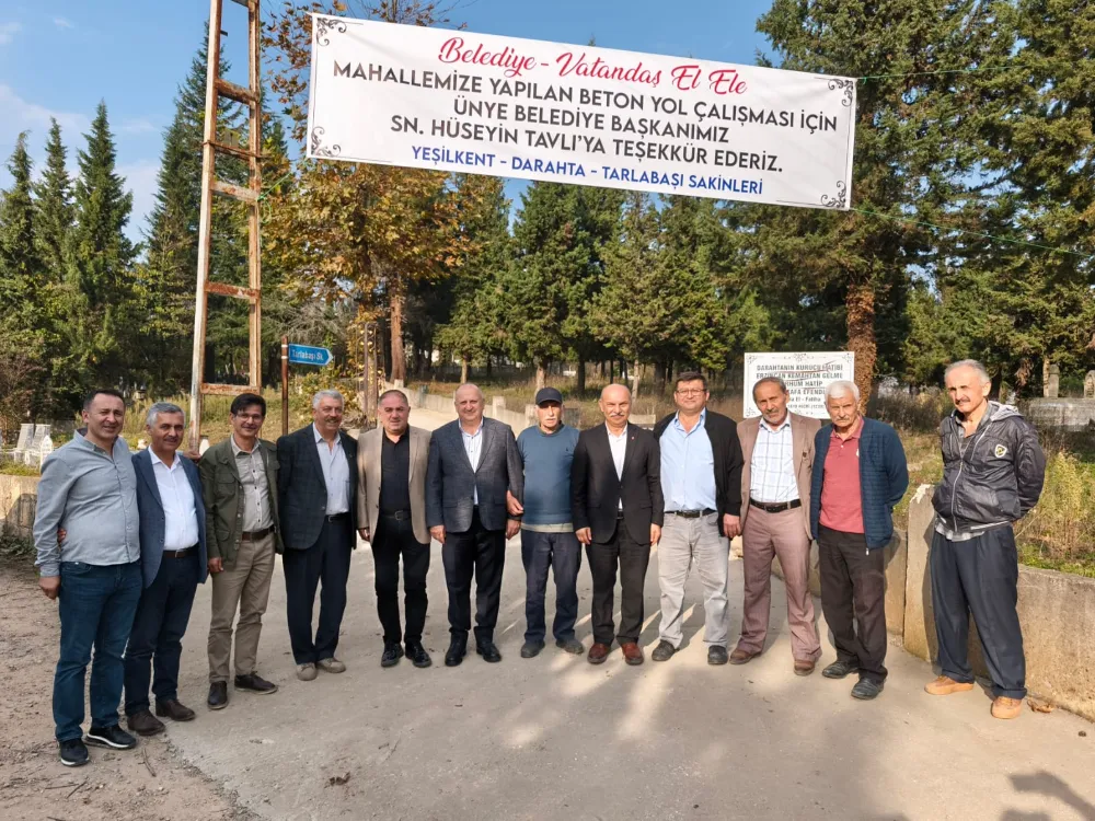 Yeşilkent’te 50 yıllık yol hasreti sona erdi!